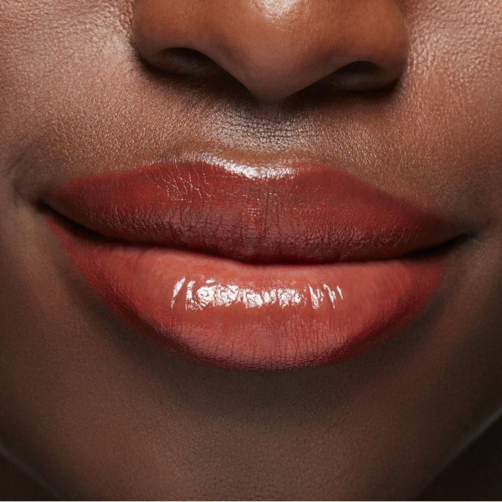 Mac Lustreglass Sheer Shine Lipstick Chili Popper Brand New in Box Authentic - Picture 6 of 13